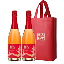 张裕 舞魅起泡酒加气甜红葡萄酒双支装