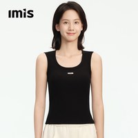 爱美丽 方领磨毛带胸垫保暖背心女打底吊带