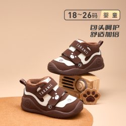 泰兰尼斯 新款软底宝宝机能学步鞋