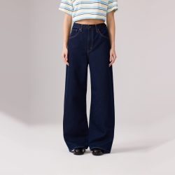 Levi's 女士美式复古百搭Baggy经典高腰宽松休闲直筒牛仔裤