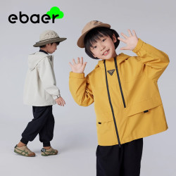 EBAER 一贝皇城儿童户外露营爬山服男童春秋外套中大童秋款上衣