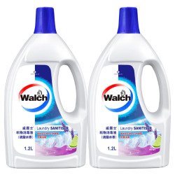 威露士 衣物消毒液薰衣草1.2L*2 杀菌99.9%除螨衣物除菌液 可配洗衣液用
