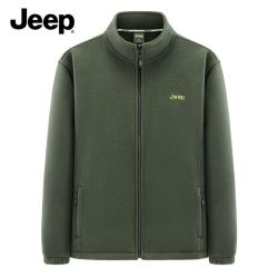 Jeep 男士卫衣 摇粒绒开衫