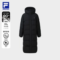 斐乐 舒芙蕾羽绒服│FILA90鹅绒服长款羽绒女26外套男