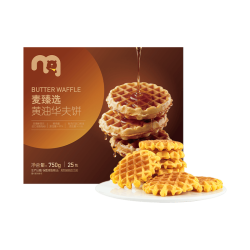 麦臻选 黄油华夫饼  普通盒装 750g