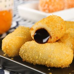 阿诺 爆浆糍粑300g*1袋 共10个 油炸小吃类
