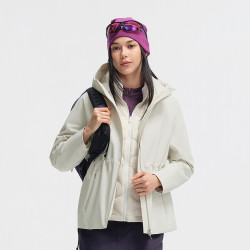 波司登 三合一冲锋衣波司登户外徒步90鹅绒服26新款女收腰显瘦防风防小雨