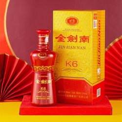 剑南春 金剑南K6 52度 500ml*6瓶 整箱装