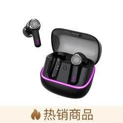 JBL 蓝牙耳机QUANTUM BEAM无线降噪运动重低音入耳游戏长续航舒适