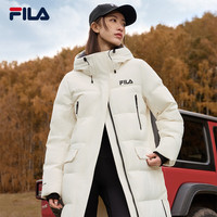斐乐 蓬蓬羽绒服|FILA防泼水中长款羽绒外套冬季保暖女装上衣