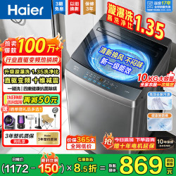海尔 直驱变频波轮洗衣机全自动10公斤容量出租房家用