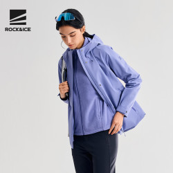 ROCK&ICE 三合一加绒男女新款冲锋衣