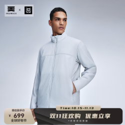 天石 鹅铠甲PrimaloftP棉棉服男士立领春秋季户外运动夹克外套G431 银桦灰色 立领60g/㎡ L （175/96A）