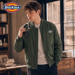 Dickies 帝酷适美式新款飞行员夹克男士秋季宽松棒球领休闲外套潮Y