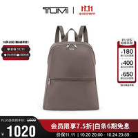 TUMI VOYAGEUR 折叠收纳轻盈便携女士双肩背包 水貂棕 双11