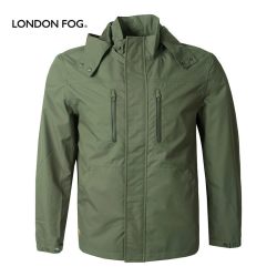 LONDON FOG 男士立领连帽休闲夹克