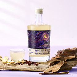1号会员店 酸枣仁灵芝米酒 5度 500ml 单瓶 晚安米酒微醺甜酒女生