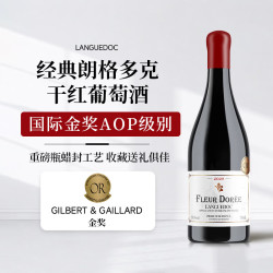 金羊毛 法国进口朗格多克波尔多AOP红酒750ml*1瓶