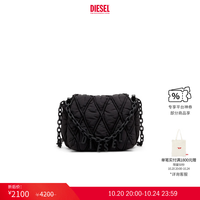 DIESEL [折扣]女士CHARM D小号菱格纹手提流浪包 T8013 UNI
