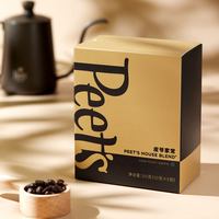 皮爷咖啡 Peets 皮爷 经典家常黑咖啡 10g*5包 挂耳新鲜咖啡粉
