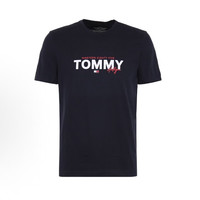 TOMMY HILFIGER 男士短袖T恤 海军蓝 L