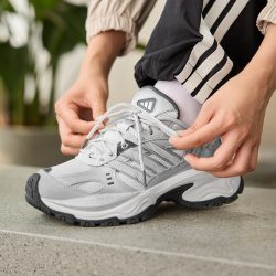 阿迪达斯 下班鞋SHADOW FEVER缓震防滑厚底老爹鞋男女阿迪达斯轻运动 矾土棕/浅褐/金属银 38
