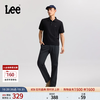 Lee 26秋冬经典小Logo织标舒适直筒休闲裤男休闲潮 藏青色 33