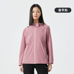 超斯特 弹力套网软壳衣女26新款防风防泼水户外耐磨冲锋上衣986956