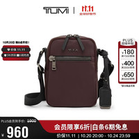 TUMI VOYAGEUR系列女士商务旅行高端时尚斜挎包0196614DPLM深梅色