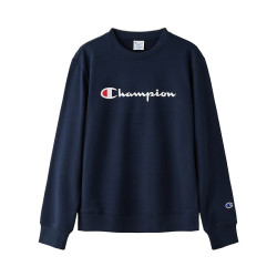 Champion 冠军圆领卫衣男2026秋季新款加绒套头上衣女美式复古休闲