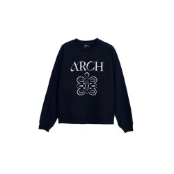 ROARINGWILD a arch 咆哮野兽 圆领宽松印花毛圈上衣纯棉男士卫衣