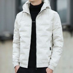 龙牙 加绒加厚棉服男士秋冬季新款棉衣保暖御寒棉袄子潮牌男装外套上衣 卡其色_ M _