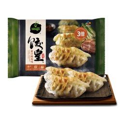 必品阁 饺皇韭菜猪肉/蜜汁烤肉/玉米猪肉广式早茶蒸饺早餐速食饺子