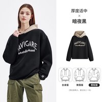移动端：navigare 意大利小帆船男女同款连帽卫衣2026秋季新款宽松情侣上衣