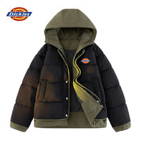 Dickies 男士棉服冬季撞色连帽短款宽松保暖外套潮流棉衣男装