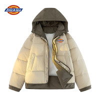 Dickies 男士棉服冬季撞色连帽短款宽松保暖外套潮流棉衣男装