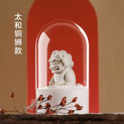 朕的心意 故宫初雪调味罐 家用厨房轻奢 太和铜狮款