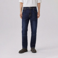 Wrangler 男式牛仔裤百搭时尚秋冬款牛仔裤 深蓝色