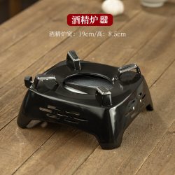 维艾 304不锈钢酒精炉子小火锅家用干锅锅具套装户外便携锅仔商用不粘