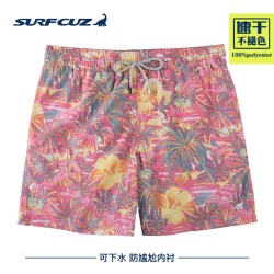 surfcuz 沙滩裤男速干宽松短裤海边度假温泉度假女沙滩裤男泳裤可下水