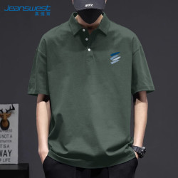 真维斯 男士polo衫夏季2026新款男装宽松百搭半袖上衣休闲翻领短袖t恤男