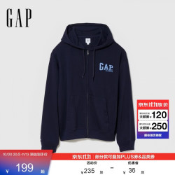 Gap 男女装2026秋季新款宽松连帽卫衣休闲上衣外套美版000907375