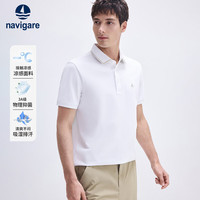 navigare [凉感]Navigare意大利小帆船户外夏季POLO衫男士新款短袖翻领T恤