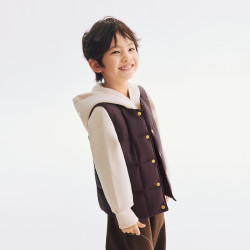 波司登 2026新款儿童羽绒马甲内胆男童女童轻薄保暖抗菌绒校服神器