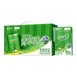蒙牛 酸酸乳青草味250ml×24包酸甜青爽绿茵场限定装