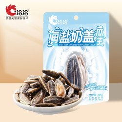 洽洽 香瓜子焦糖瓜子海盐藤椒蜂蜜黄油茶衣山核桃多口味小袋装108g/袋 海盐奶香108g*1袋