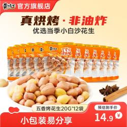 黄飞红 花生米下酒菜 五香烤花生20g*12袋
