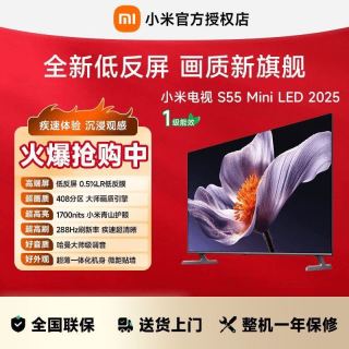 小米电视S55 Mini LED年度爆款55英寸408分区低反屏一级能效电视