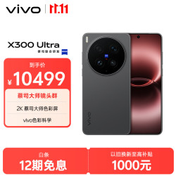 vivo X300 Ultra 5G手机 16GB+1TB 黑Ka 摄影师套装