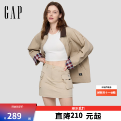 Gap 791856 灯芯绒宽松外套 卡其色 L(175/96A) 男士夹克